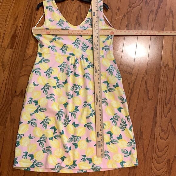 C&C California Size XL large V-neck pocketed dress with lemon design - Picture 7 of 7